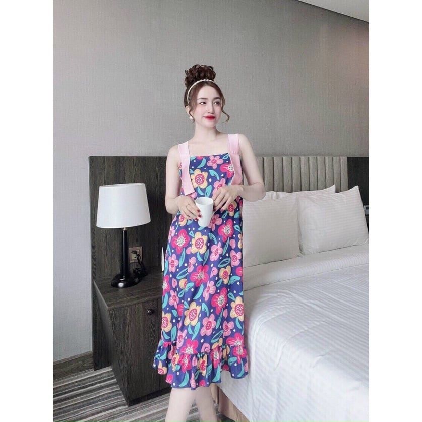  Váy hai dây dáng dài, váy mặc nhà mùa hè tại shop Slumber.vn 