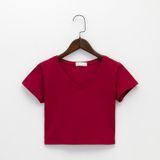  Áo Thun Croptop Trơn 6118 (7 Màu) 