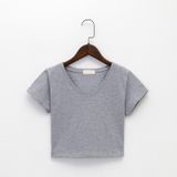  Áo Thun Croptop Trơn 6118 (7 Màu) 