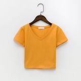  098 Áo Thun Croptop Trơn 6118 (7 Màu) 