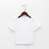  099 Áo Thun Croptop Trơn 6118 (7 Màu) 